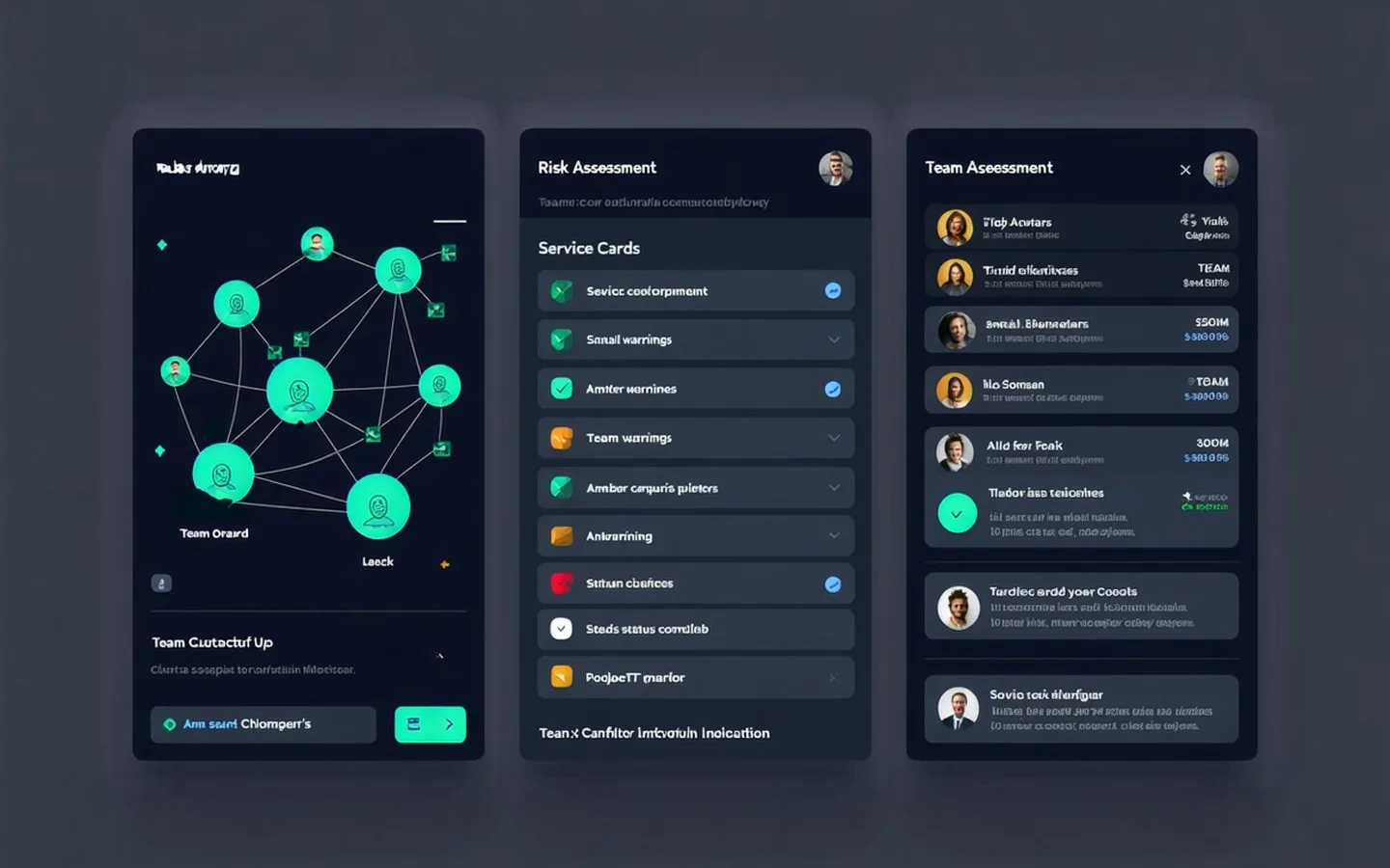 Buildpathio dashboard showing dependency graph, pre-push risk score panel, and team ownership view