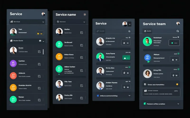 Service ownership panel showing team assignments, on-call schedules, and SLA tiers per service